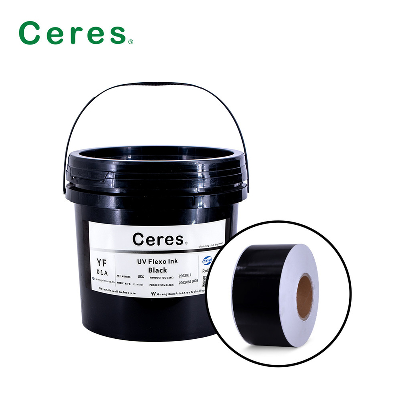 UV Flexo Ink CMYK Và Màu sắc Panton Cho in nhãn