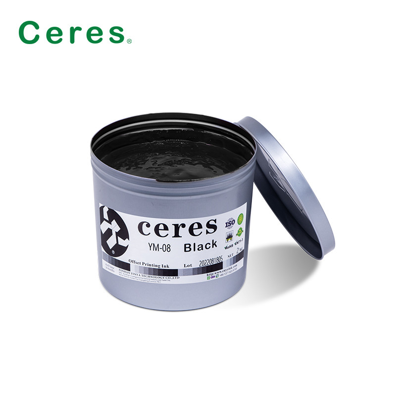 Offset Tin Ink kim loại Mực trang trí cho 3 miếng có thể sấy khô