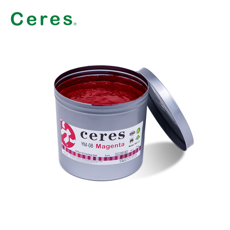 Offset Tin Ink kim loại Mực trang trí cho 3 miếng có thể sấy khô