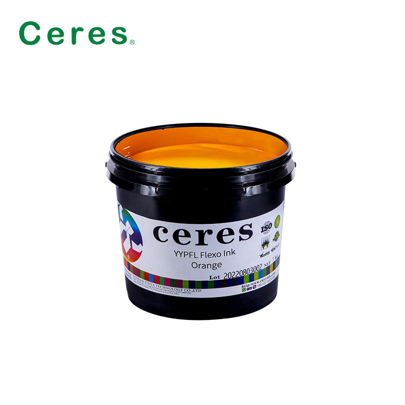 Màu CMYK YYPFL Flexo Ink cho ruy băng vải dệt