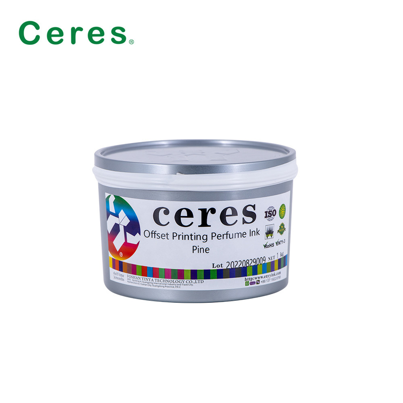 Ceres Offset Printing Mực nước hoa Rượu Pine Hương vị Màu sắc trong suốt