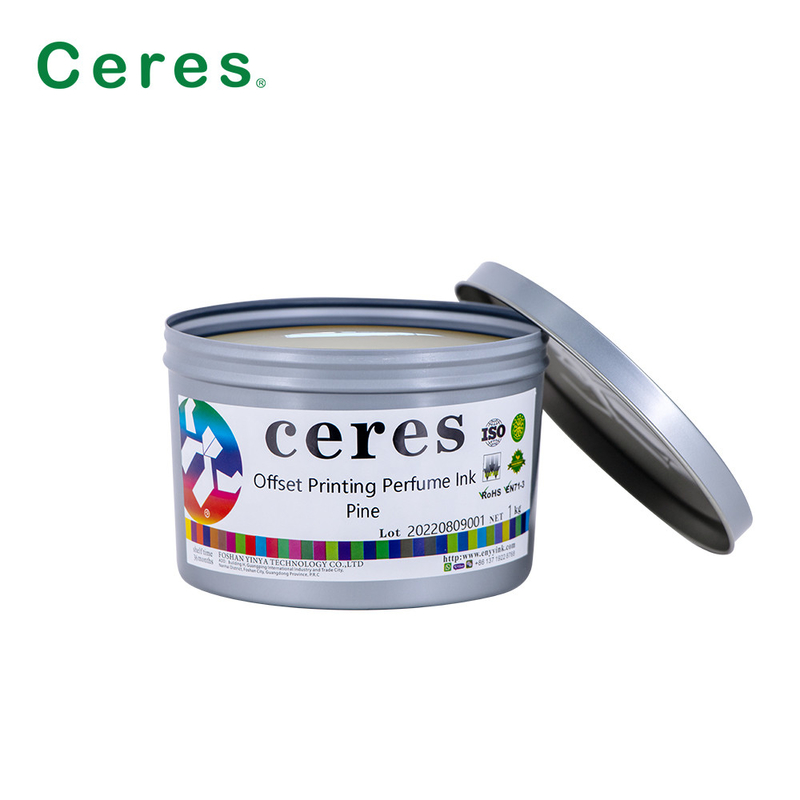 Ceres Offset Printing Mực nước hoa Rượu Pine Hương vị Màu sắc trong suốt