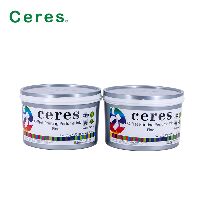 Ceres Offset Printing Mực nước hoa Rượu Pine Hương vị Màu sắc trong suốt