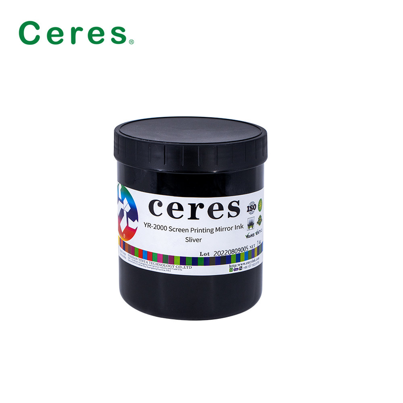 1Kg / Can Security Screen Printing Ink Mirror Màu bạc và vàng