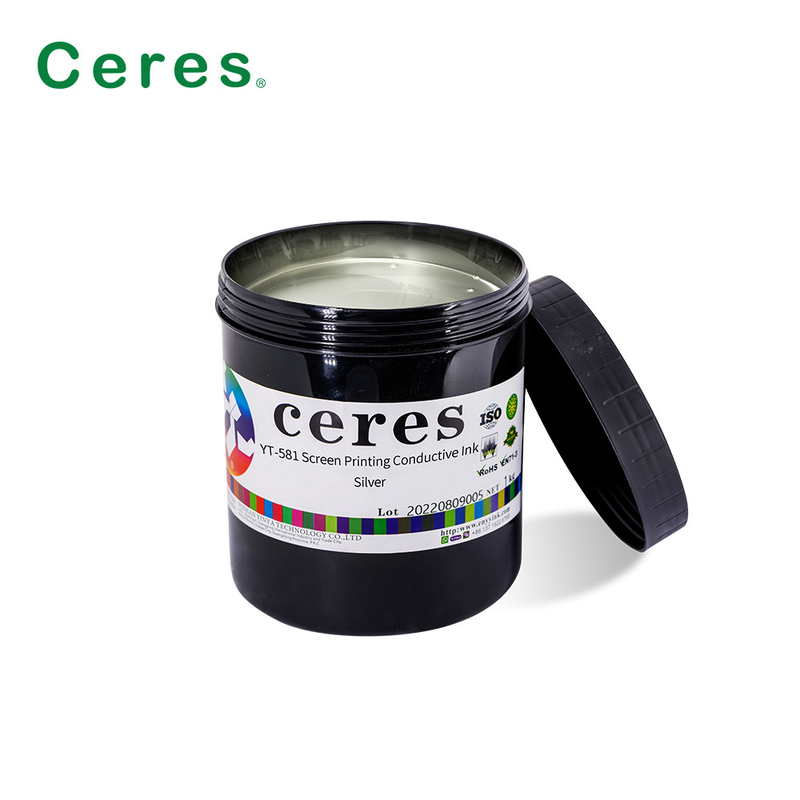 75ohm Carbon Security Printing Ink Màu bạc cho bảng mạch