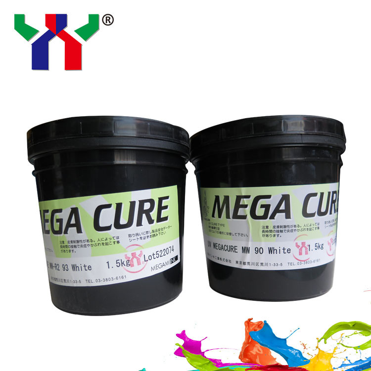 Mực màu trắng Offset 1kg Can UV Curing Printing Ink Msds NW90 Khô nhanh