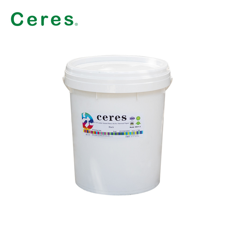 Mực Fleox dựa trên nước mật độ màu cao 20 kg / thùng cho giấy nhiệt