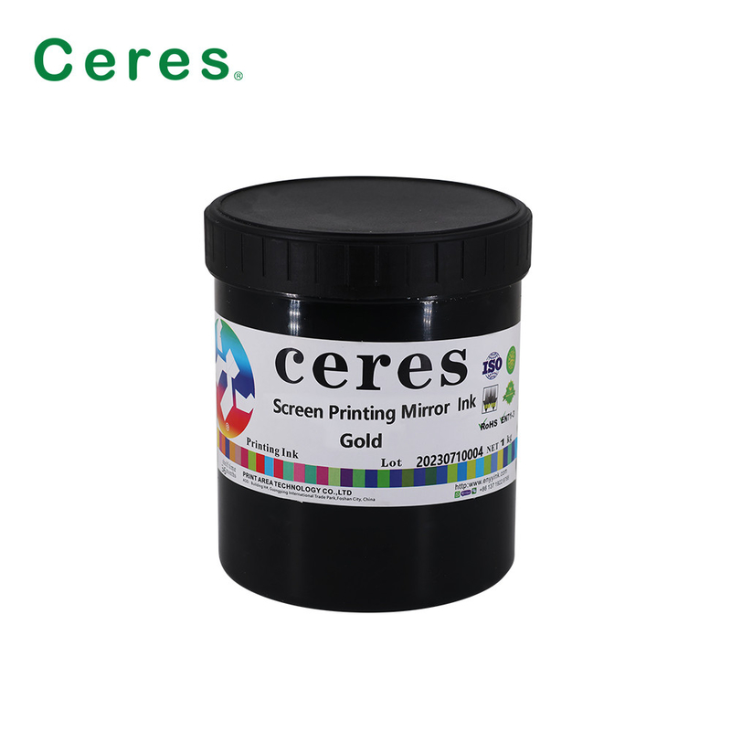 In màn hình bóng cao Mực gương để in trên tấm PVC PET trong suốt 1kg / lon