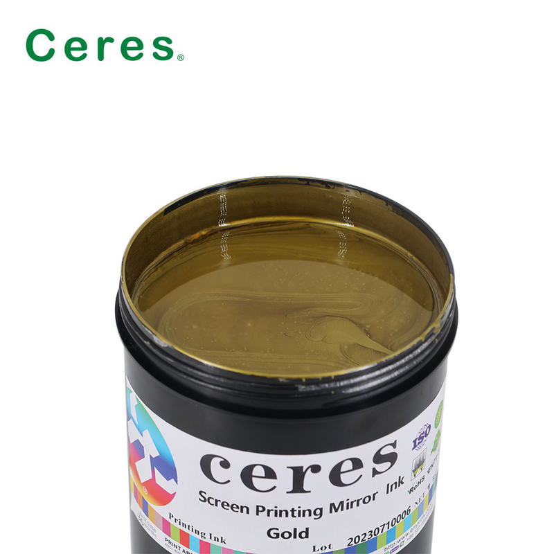 In màn hình bóng cao Mực gương để in trên tấm PVC PET trong suốt 1kg / lon