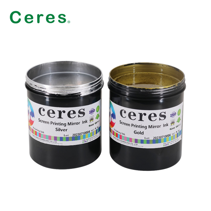 In màn hình bóng cao Mực gương để in trên tấm PVC PET trong suốt 1kg / lon