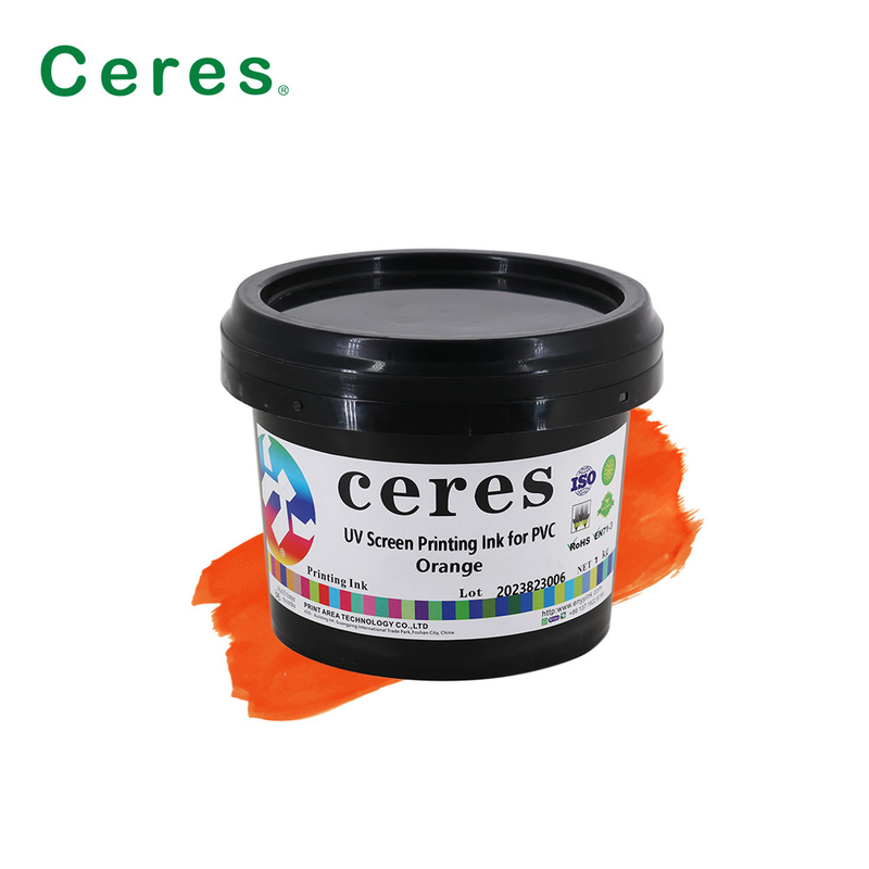 Kháng nước UV Mực in màn hình cho chai PE Độ mịn 2-3um CMYK Màu Pantone