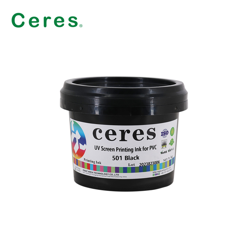 Kháng nước UV Mực in màn hình cho chai PE Độ mịn 2-3um CMYK Màu Pantone