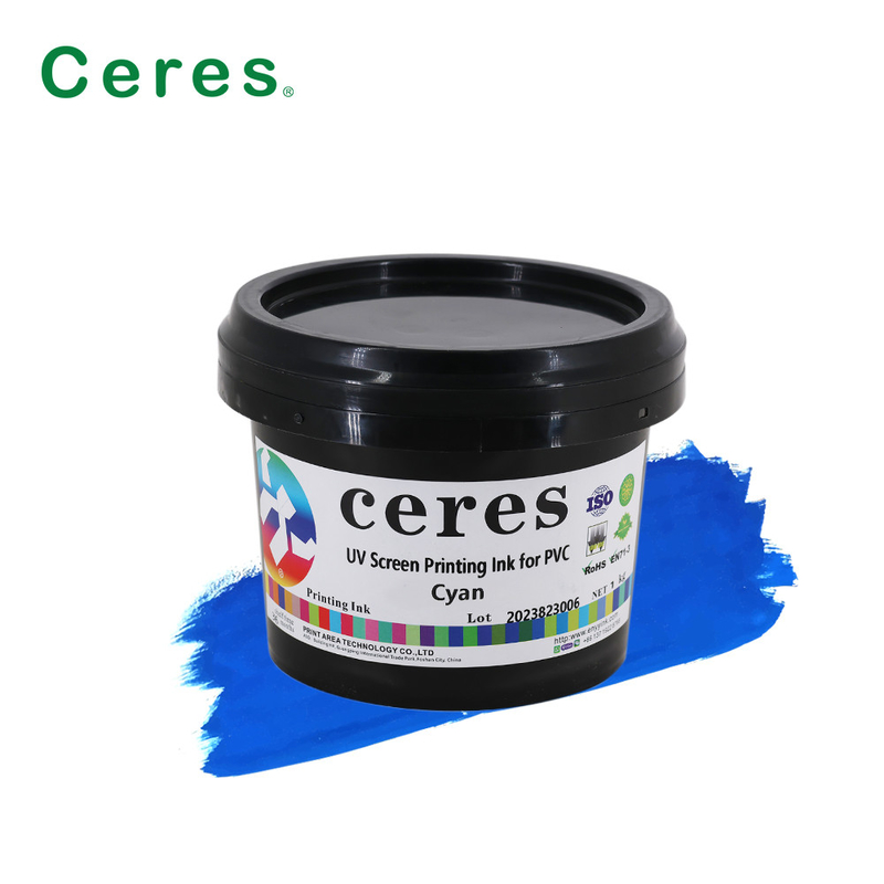 Mực in màn hình CMYK UV cho kính nhựa PP PE PET LDPE HDPE