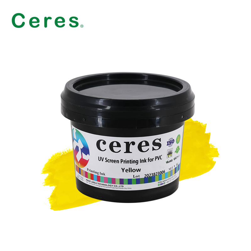 Mực in màn hình CMYK UV cho kính nhựa PP PE PET LDPE HDPE