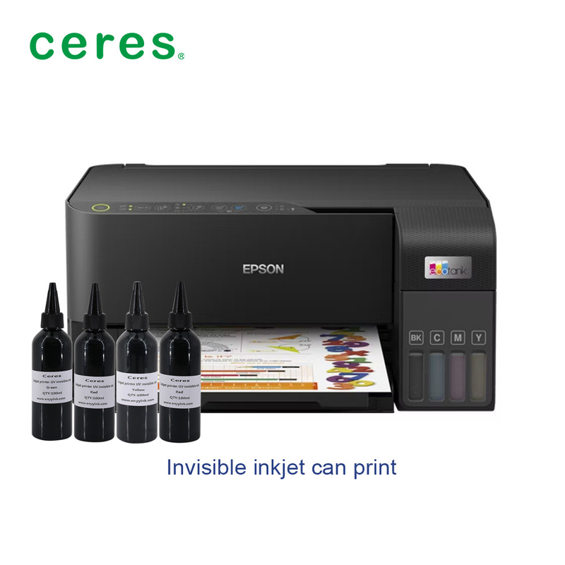 Máy in tia màu CMYK cho mực vô hình UV