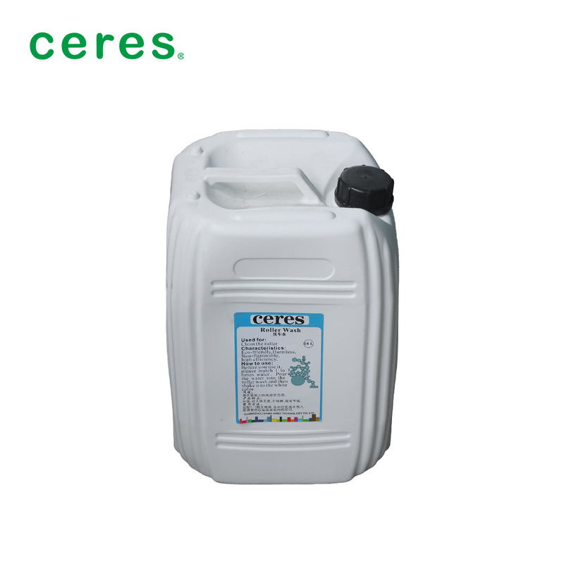 18L Barrel nhựa chăn và cuộn rửa UV mực Offset cao su chăn dựa trên nước