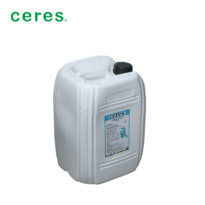 18L Barrel nhựa chăn và cuộn rửa UV mực Offset cao su chăn dựa trên nước