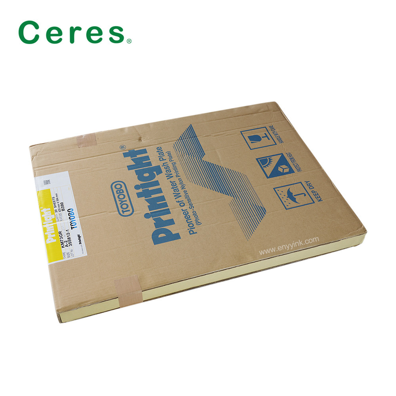 KM73GR Flexo in ấn đĩa rửa nước Toyobo Printtight nhựa tấm A2 kích thước