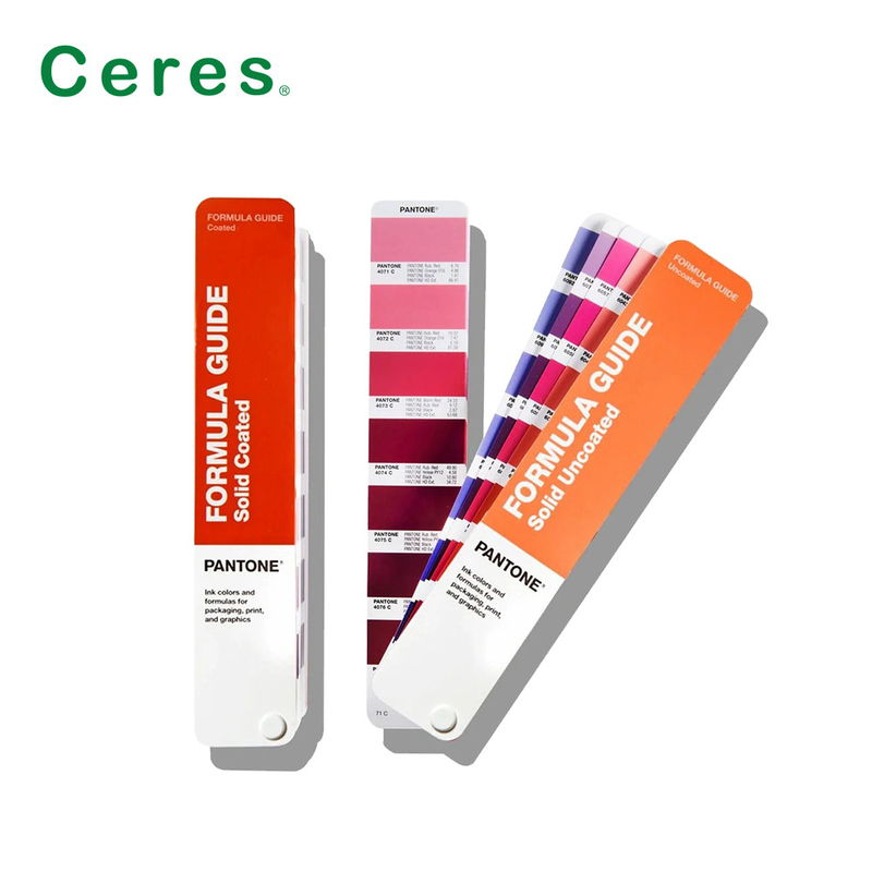 GP1601B Hướng dẫn công thức Pantone phủ không phủ 2390 Màu sắc 2 bộ