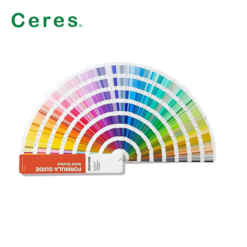 GP1601B Hướng dẫn công thức Pantone phủ không phủ 2390 Màu sắc 2 bộ