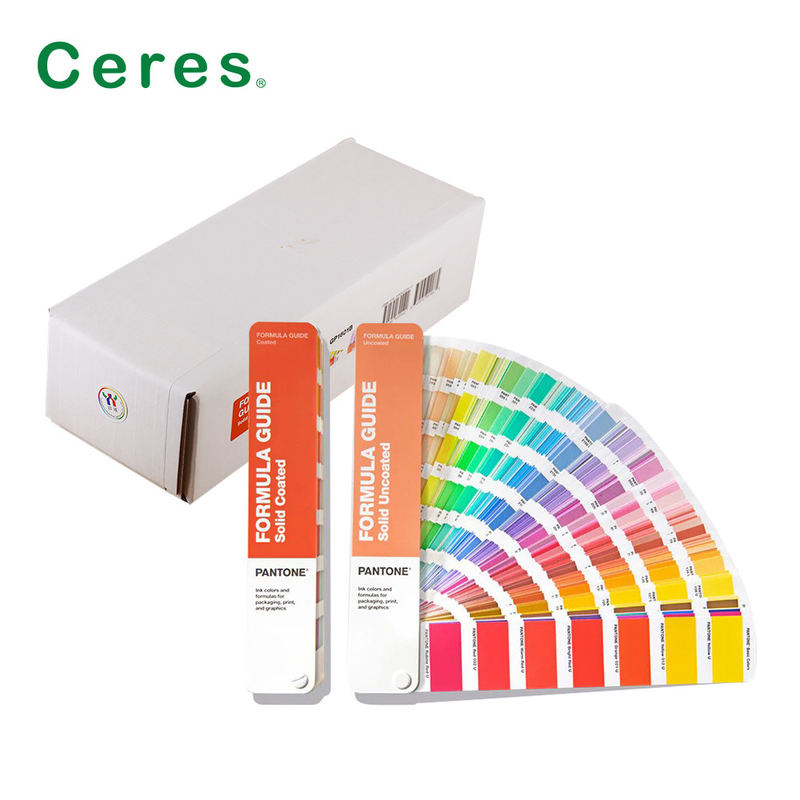 GP1601B Hướng dẫn công thức Pantone phủ không phủ 2390 Màu sắc 2 bộ