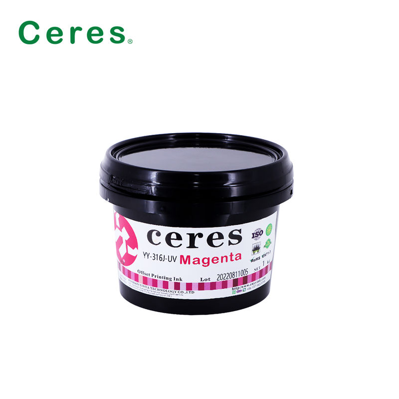 EN71-3 Chữ mực UV Offset cấp A + được chứng nhận với thời hạn hiệu lực 1 năm cho in CMYK chất lượng cao