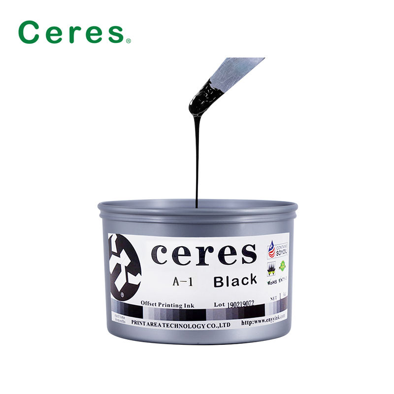 Mực in offset đậu nành độ bóng cao, màu sắc đậm, bảo hành 24 tháng cho mọi loại giấy