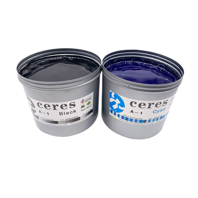 Mực in offset đậu nành độ bóng cao, màu sắc đậm, bảo hành 24 tháng cho mọi loại giấy