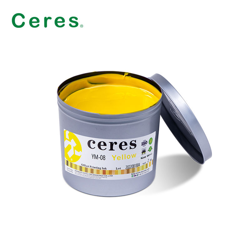 Mực in offset UV tuân thủ EN71-3 có độ bám dính cao và khả năng chịu nhiệt để in kim loại