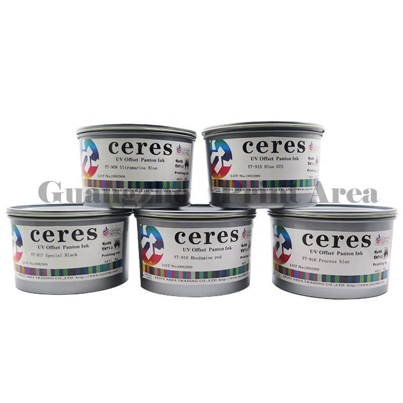 YT-910 UV Offset Ink với 24 tháng bảo hành 100% an toàn và được thử nghiệm để in gói