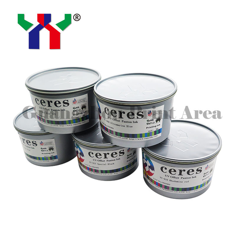YT-910 UV Offset Ink với 24 tháng bảo hành 100% an toàn và được thử nghiệm để in gói