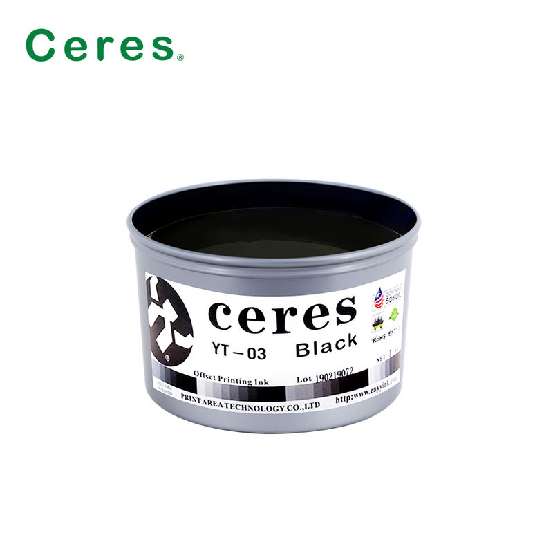 Ceres YT-03 Khô nhanh, thân thiện với môi trường, sáng cao, mực đệm đậu nành cho in CMYK