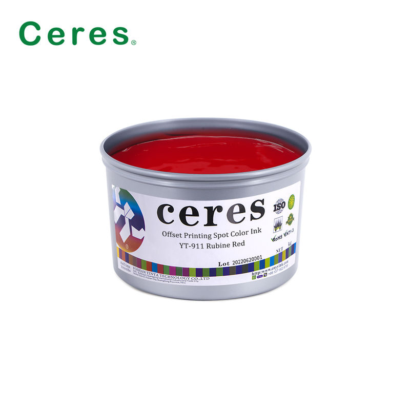 Mực in Offset dựa trên dung môi Pantone Spot Color với độ mờ cao cho in gói