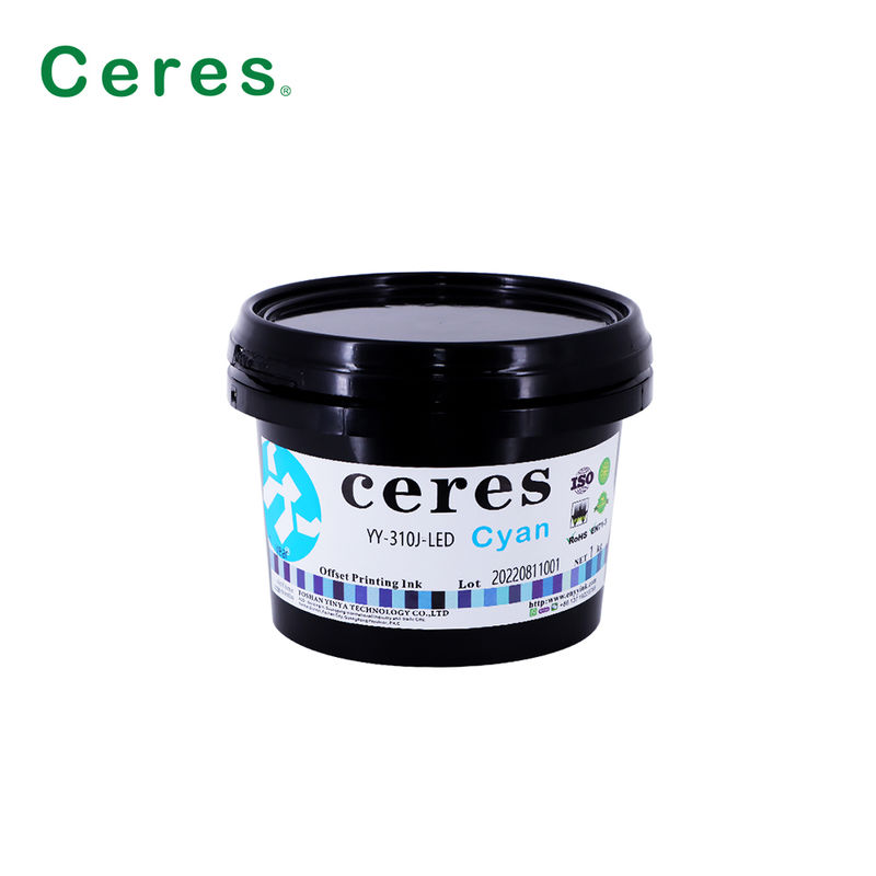 Mực UV Offset Màu Đỏ Ấm Khô Nhanh Hiệu Suất Chuyển Tốt Cho In Offset