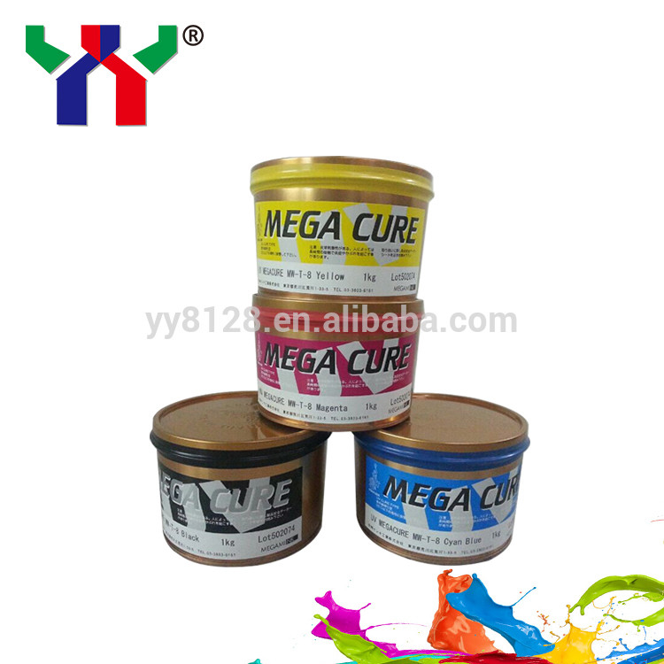 Mực nhạt mạnh PE PET UV Offset 1kg Tinh in Pvc Cmyk màu sắc