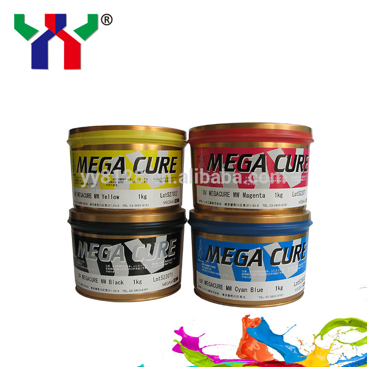 Mực nhạt mạnh PE PET UV Offset 1kg Tinh in Pvc Cmyk màu sắc
