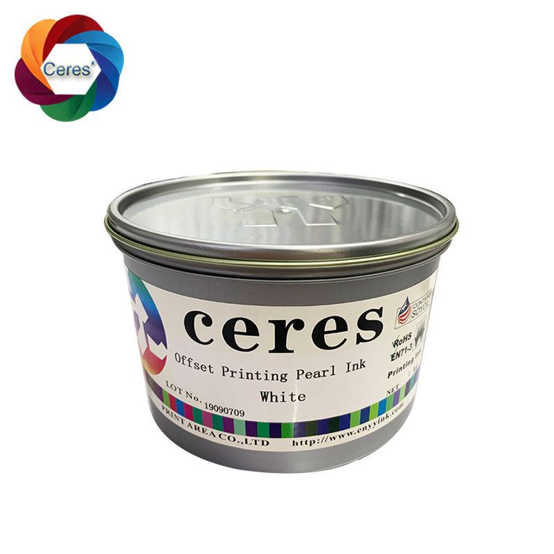Tấm giấy trắng vàng khắc 1kg Can Security 3D Stereo Pearl Ink Offset Printing