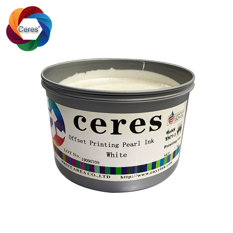 Tấm giấy trắng vàng khắc 1kg Can Security 3D Stereo Pearl Ink Offset Printing