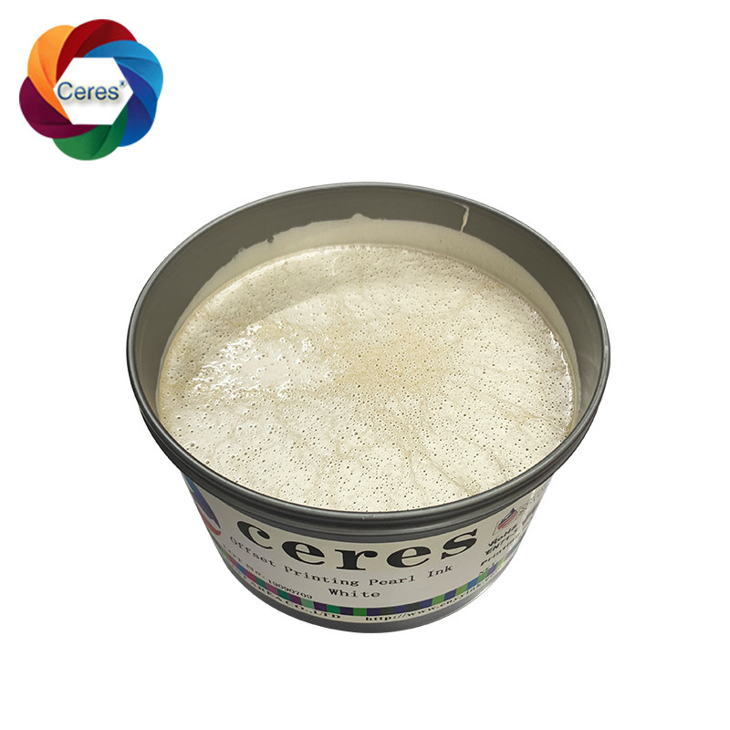Tấm giấy trắng vàng khắc 1kg Can Security 3D Stereo Pearl Ink Offset Printing