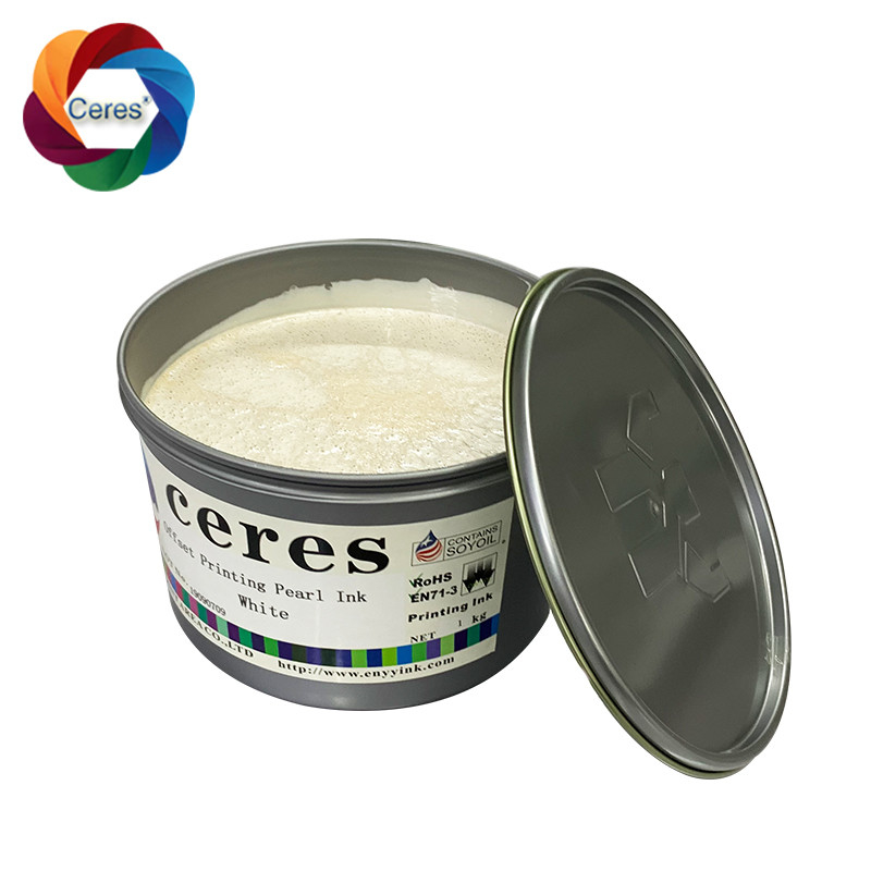 Tấm giấy trắng vàng khắc 1kg Can Security 3D Stereo Pearl Ink Offset Printing