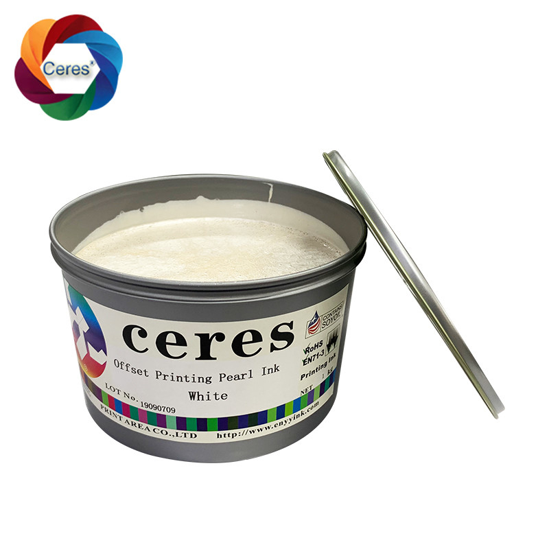Tấm giấy trắng vàng khắc 1kg Can Security 3D Stereo Pearl Ink Offset Printing