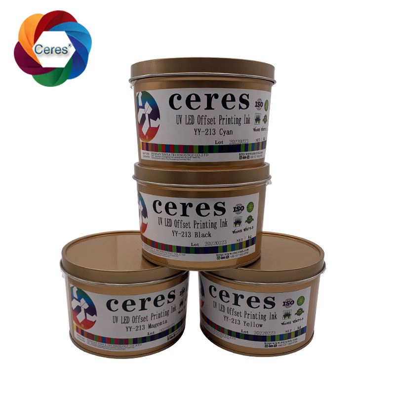 MSDS UV Offset Ink Ceres 1 Kg Tinh có dựa trên dung môi YY-213 Sấy nhanh