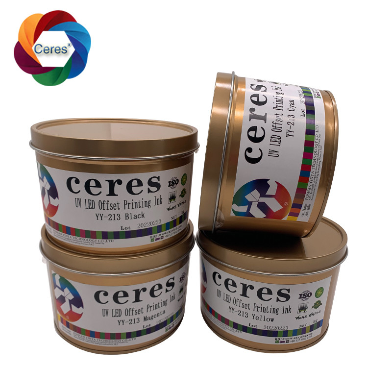MSDS UV Offset Ink Ceres 1 Kg Tinh có dựa trên dung môi YY-213 Sấy nhanh