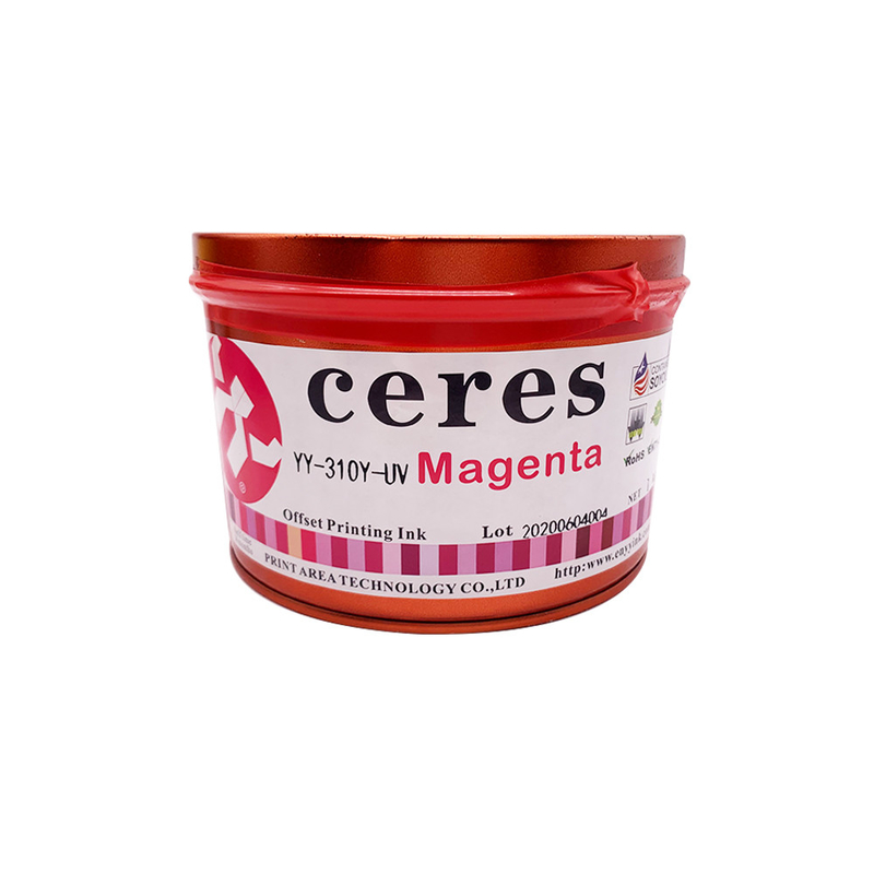 1 Kg Can UV Offset Printing Ink CMYK Reflex Blue Spot Color Ink Dựa trên dung môi