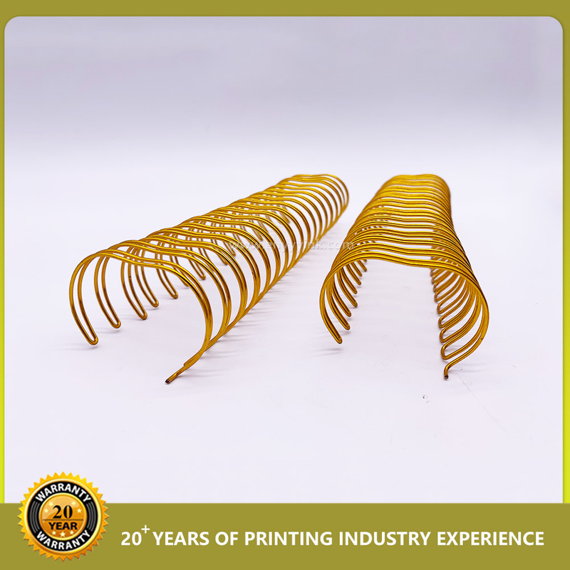 Lịch Double Spiral Coil Binding Pitch 3:1 1.4mm Nylon Steel Double Wire Book