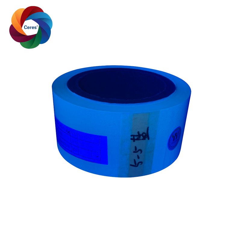 PET 27 Mic Hot Stamping Film UV Invisible Ink Blue Bopp Paper Lamination