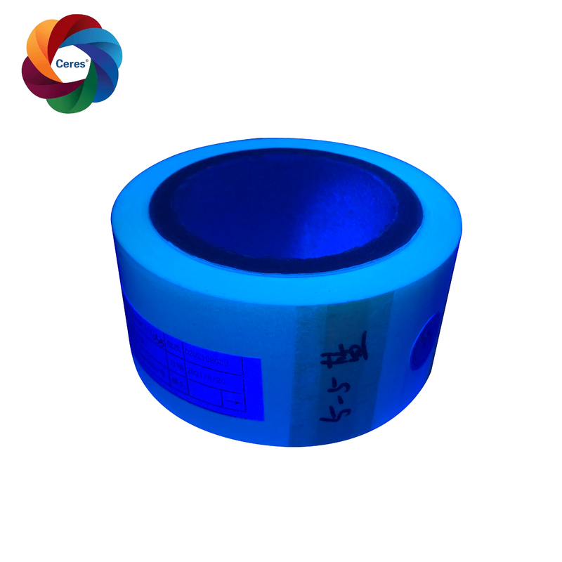 PET 27 Mic Hot Stamping Film UV Invisible Ink Blue Bopp Paper Lamination