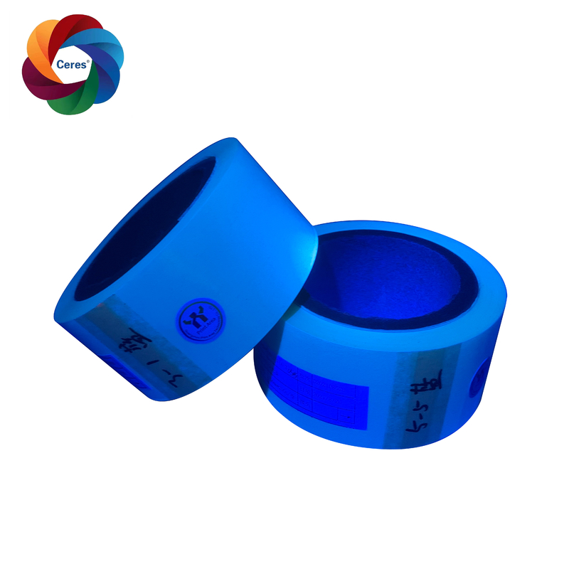 PET 27 Mic Hot Stamping Film UV Invisible Ink Blue Bopp Paper Lamination