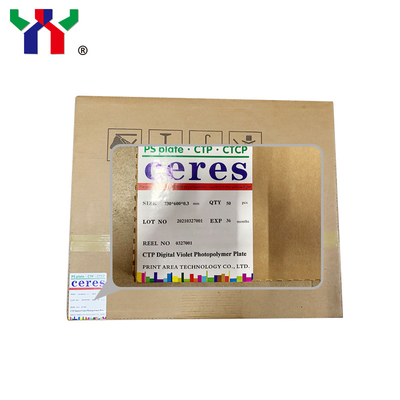Các tấm in Ceres Offset Photopolymer CTP Digital Violet Aluminium