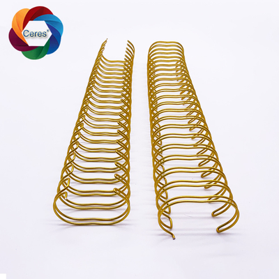 Trường học 0.8mm 0.7mm Double Loop Wire Metal Nylon Binding Coil Calendar